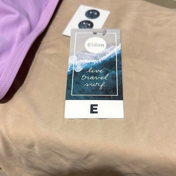 Eidonsurf Bikini Large bottoms and E top NWT Orchid Purple Micro Bikini P\ - Picture 10 of 16